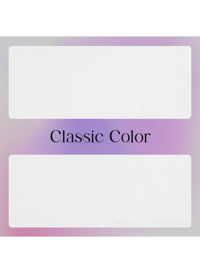 سان يي قطعتان من مفارش الطاولة البلاستيكية البيضاء 54 × 108 بوصة، مفارش طاولة مستعملة مرة واحدة مستطيلة للحفلات - Image 3